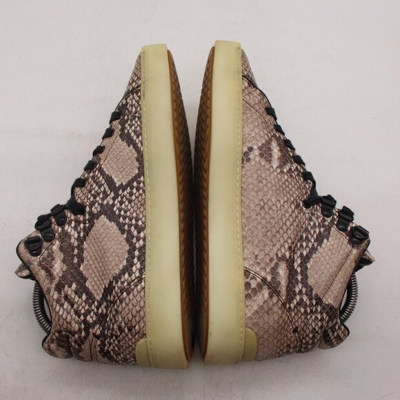 RAG & BONE Women’s Size 39 Kent Hight Top Printed Python Snakeskin Sneakers - Picture 6 of 10